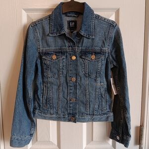Girls Gap denim jacket sz m(8)